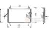 VAN WEZEL 83005003 Condenser, air conditioning